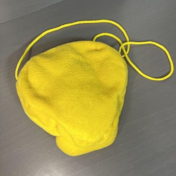 Retro Amscan Looney Tunes Tweety Bird Plush Head Purse Crossbody Bag With Flower - Picture 2 of 4